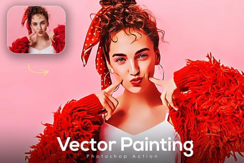 Vector Painting Photoshop Action Vector Painting Photoshop Action