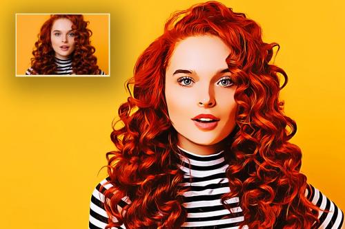 Vector Painting Photoshop Action Vector Painting Photoshop Action