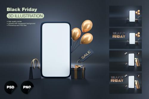 3D Black Friday Set 3D Black Friday Set