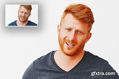 Vector Painting Photoshop Action MD22PTS Vector Painting Photoshop Action MD22PTS