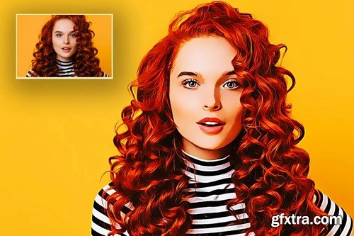 Vector Painting Photoshop Action MD22PTS Vector Painting Photoshop Action MD22PTS