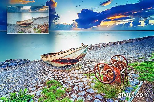 Vector Painting Photoshop Action MD22PTS Vector Painting Photoshop Action MD22PTS