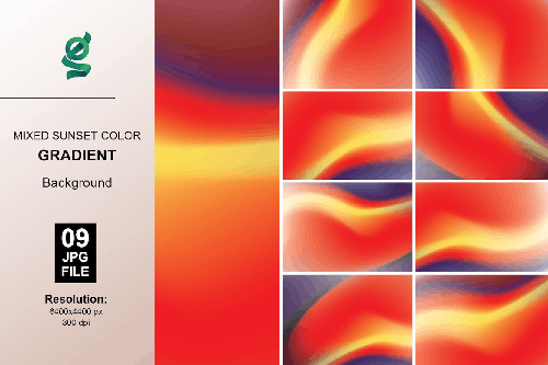 MIXER SUNSET COLOR_GRADIENT MIXER SUNSET COLOR_GRADIENT