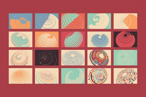 Bullseye / Circular Vector Backgrounds Bullseye / Circular Vector Backgrounds