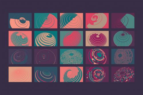 Bullseye / Circular Vector Backgrounds Bullseye / Circular Vector Backgrounds