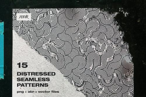 Distressed Seamless Patterns Distressed Seamless Patterns