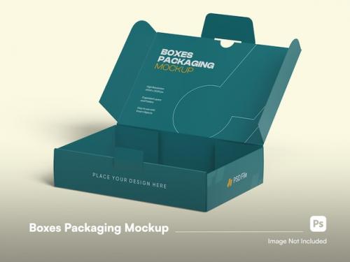 Creative Open Cardboard Box Packaging Mockup Psd Isolated Creative Open Cardboard Box Packaging Mockup Psd Isolated