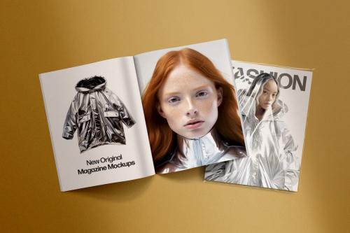 US Letter Size Magazine Mockup