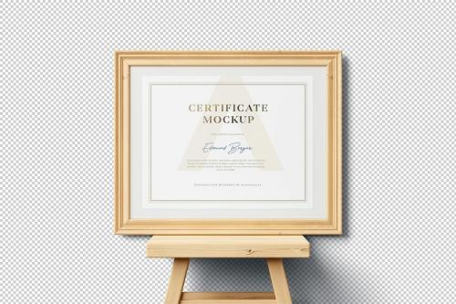Certificate Mockup