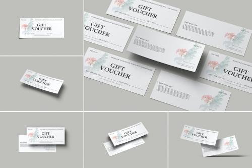 Gift Voucher Mockup Gift Voucher Mockup