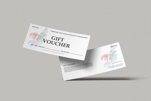 Gift Voucher Mockup Gift Voucher Mockup