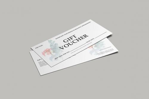 Gift Voucher Mockup Gift Voucher Mockup