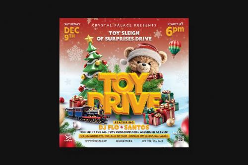 Toy Drive Flyer Template