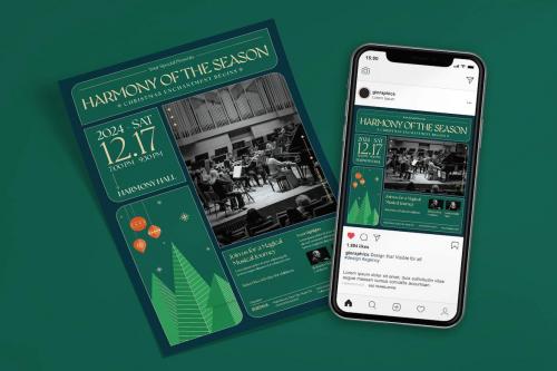 Christmas Concert Event Flyer Design