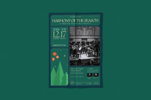 Christmas Concert Event Flyer Design