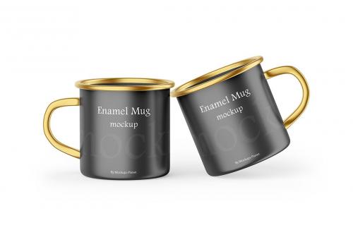 Enamel Mug Mockups Enamel Mug Mockups