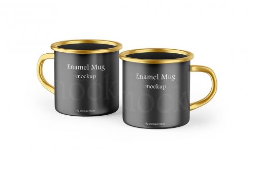 Enamel Mug Mockups Enamel Mug Mockups