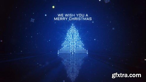 Videohive Tech Christmas Logo 49249531