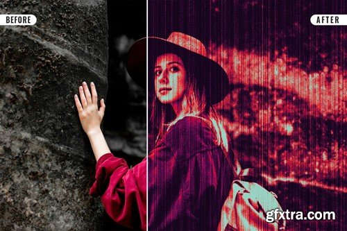 Acid Photocopy Photo Effect B883G88 Acid Photocopy Photo Effect B883G88