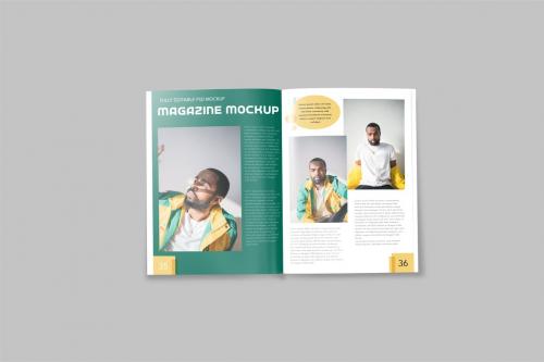 Magazine Spread Mockups Magazine Spread Mockups