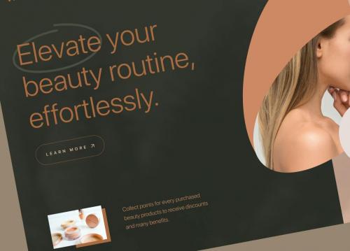 Modern and Lux Beauty and Cosmetics Hero Website Modern and Lux Beauty and Cosmetics Hero Website