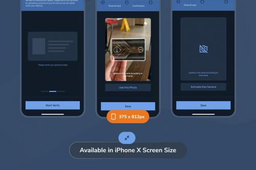 Mony - Identity Verification Dark Mode App UI