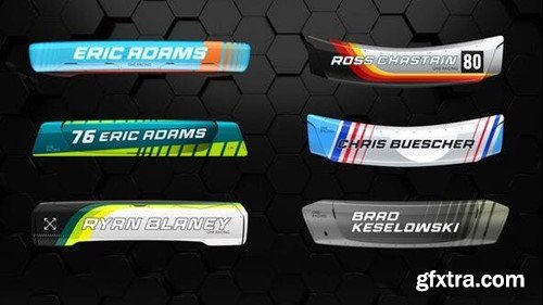 Videohive Racing Car Lower Thirds 48969779