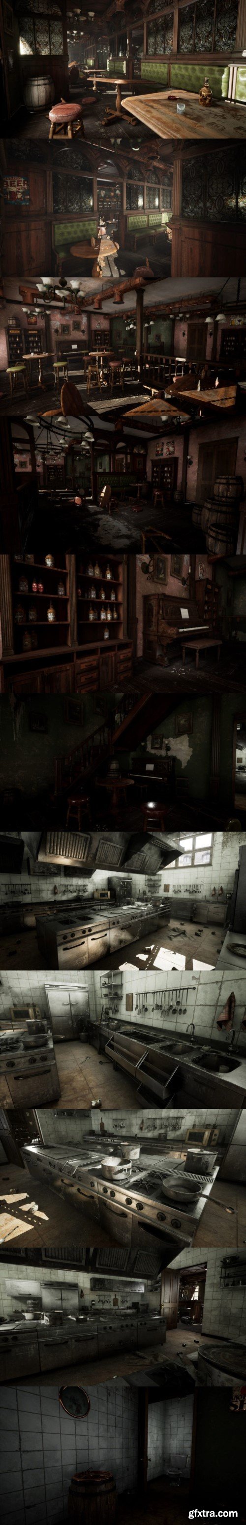 Unreal Engine - Abandoned Irish Pub