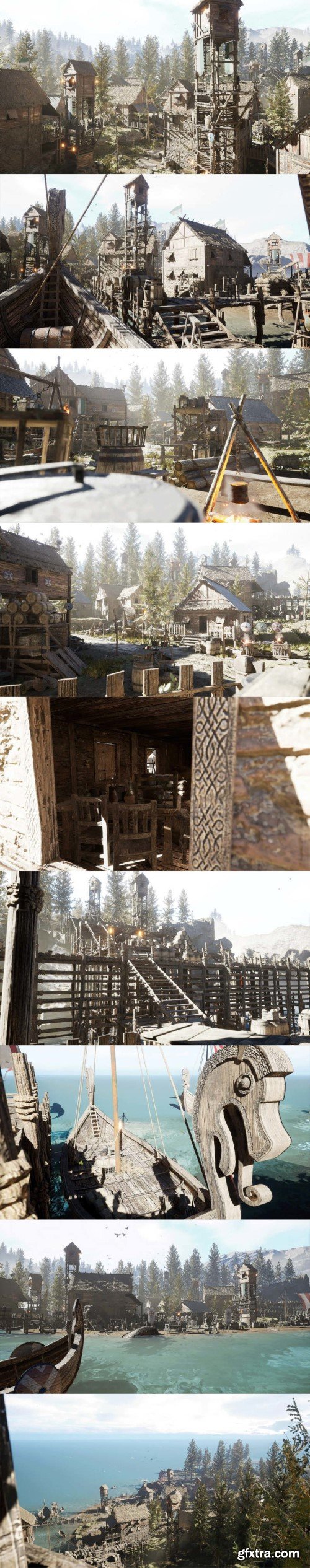 Unreal Engine - Modular Viking Village