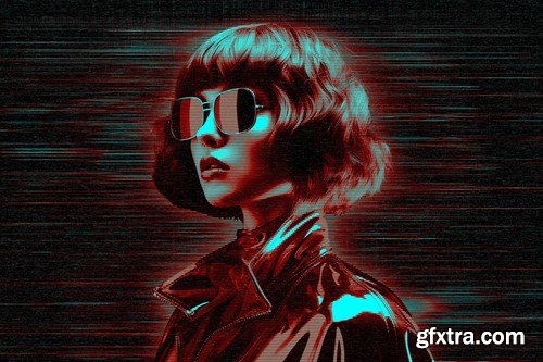 Cyber Hologram Photo Effect STCJ96Q