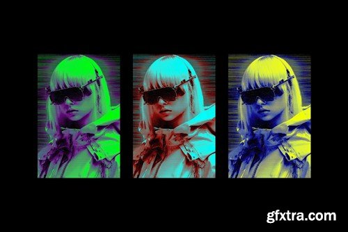 Cyber Hologram Photo Effect STCJ96Q