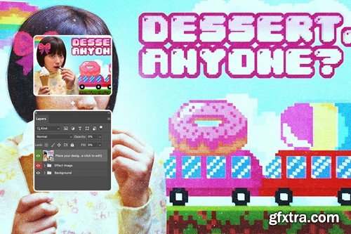 Halftone Print Photo Effect 839UG4X Halftone Print Photo Effect 839UG4X