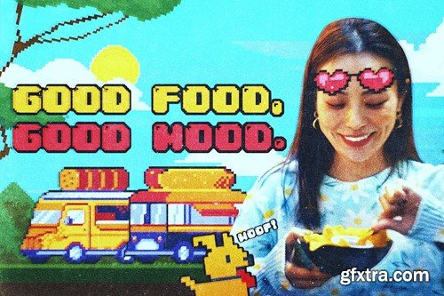 Halftone Print Photo Effect 839UG4X Halftone Print Photo Effect 839UG4X