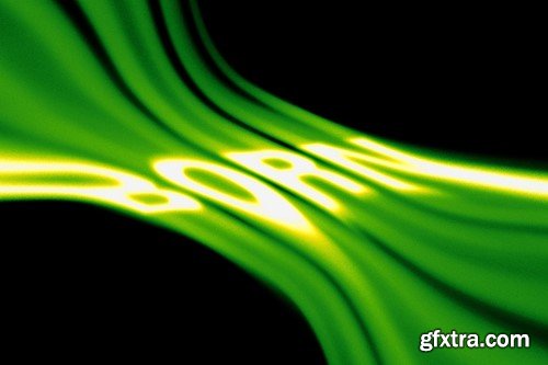 Melting Luminescent Text Effect B5723KF Melting Luminescent Text Effect B5723KF