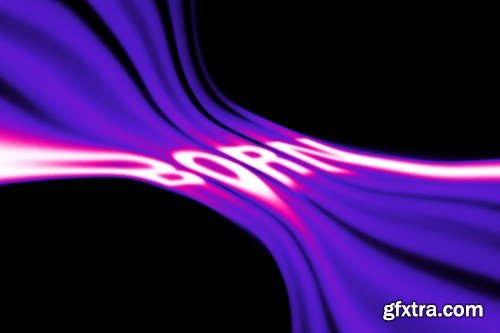 Melting Luminescent Text Effect B5723KF Melting Luminescent Text Effect B5723KF