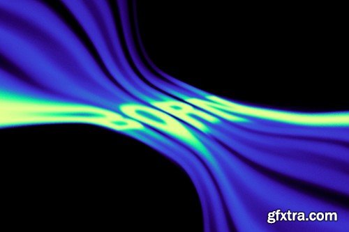 Melting Luminescent Text Effect B5723KF Melting Luminescent Text Effect B5723KF