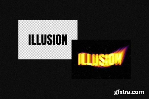 Melting Illusion Text Effect VPC3NU8 Melting Illusion Text Effect VPC3NU8