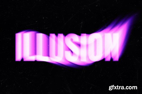 Melting Illusion Text Effect VPC3NU8 Melting Illusion Text Effect VPC3NU8