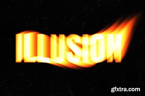 Melting Illusion Text Effect VPC3NU8 Melting Illusion Text Effect VPC3NU8