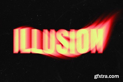 Melting Illusion Text Effect VPC3NU8 Melting Illusion Text Effect VPC3NU8