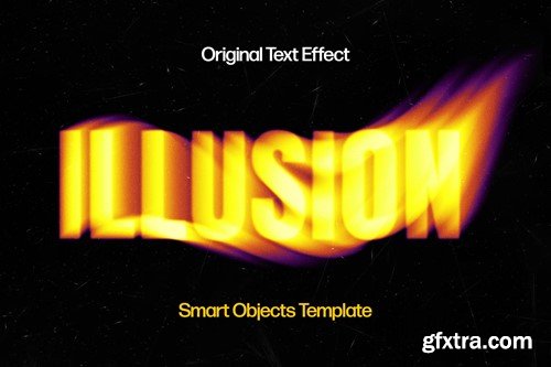 Melting Illusion Text Effect VPC3NU8 Melting Illusion Text Effect VPC3NU8