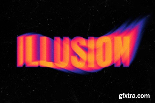 Melting Illusion Text Effect VPC3NU8 Melting Illusion Text Effect VPC3NU8