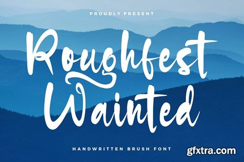 Roughfest Wainted Handwritten Brush Font 4WZJ929 Roughfest Wainted Handwritten Brush Font 4WZJ929