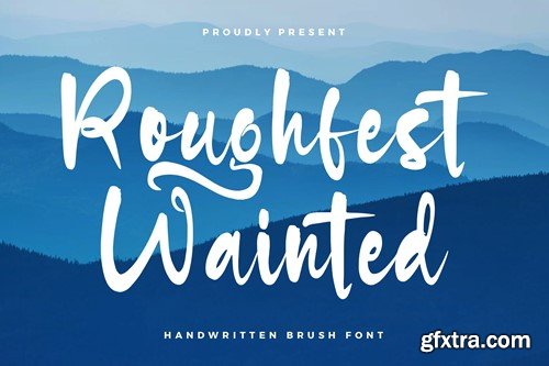 Roughfest Wainted Handwritten Brush Font 4WZJ929 Roughfest Wainted Handwritten Brush Font 4WZJ929