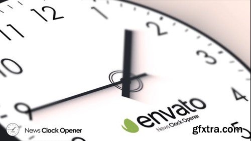 Videohive Clock Logo 49290425 Videohive Clock Logo 49290425