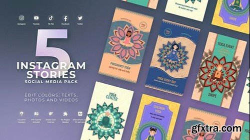 Videohive Instagram Meditation Yoga Mandala 49302657