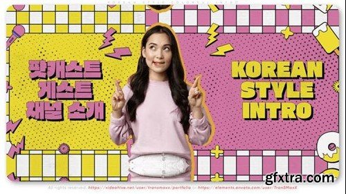 Videohive Korean Style Colorful Intro 49328133 Videohive Korean Style Colorful Intro 49328133