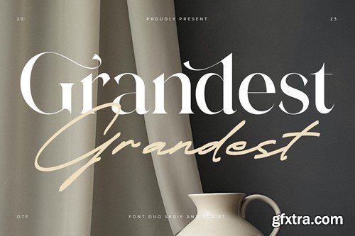 Grandest Font Duo G599CNQ Grandest Font Duo G599CNQ