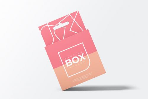 Hanging Box Mockup Front View