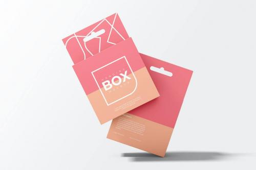 Hanging Box Mockup Front View